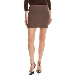 Colette Rose Womens  Knit Mini Skirt, Brown